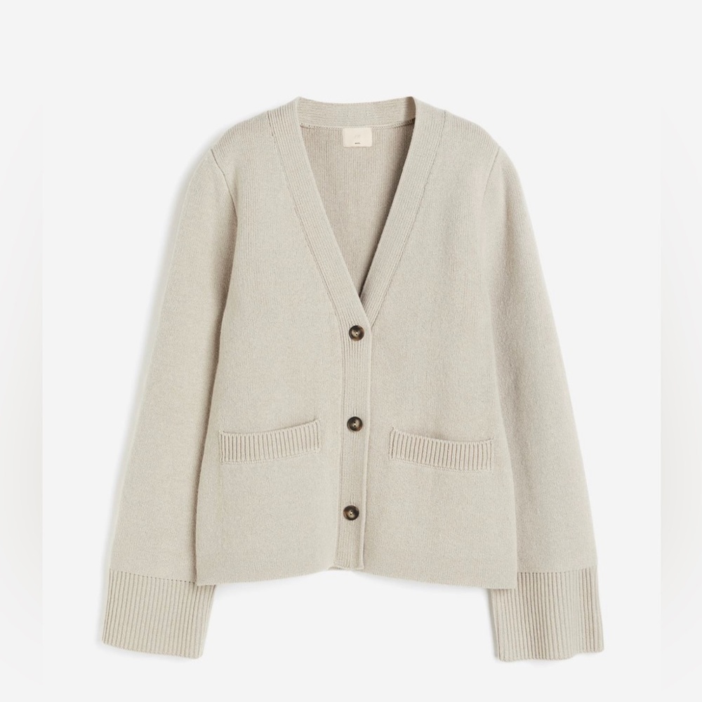 H&M premium 100% Wool cardigan